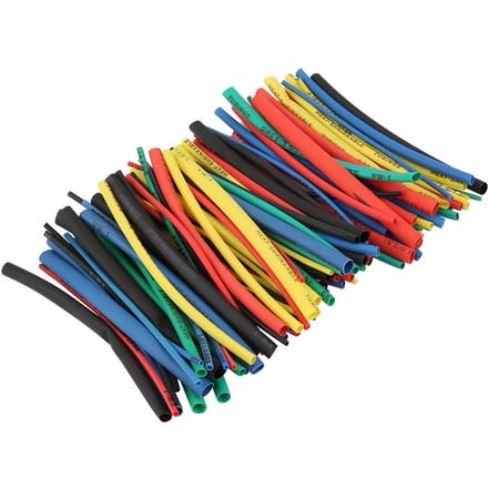 Gaine isolée pour câble métallique, 100 pièces, 5 tailles, 5 couleurs, 100mm
