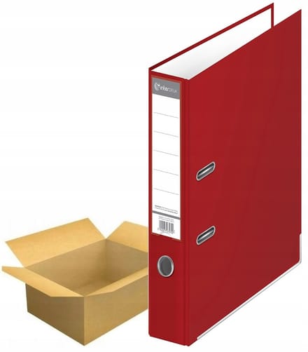 25x A4 Ordner 75mm Rood - Interdruk