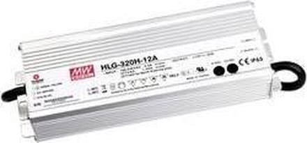 Mean Well HLG-320H-12A LED-driver, LED-transformator Constante spanning, Constante stroomsterkte 264 W 22 A 12 V/DC PFC