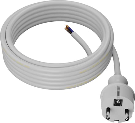 AWTOOLS - Verlengkabel - 5m - 2x1,5mm² - H05VV-F - Wit