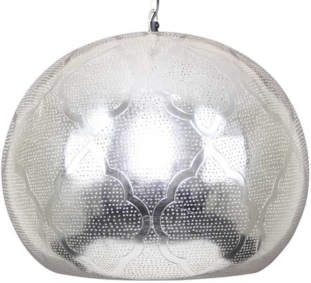 Safaary - Oosterse Hanglamp Lina Zilver Ø 46 x 39cm