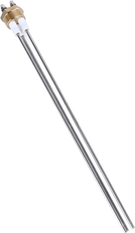 Elektrode Sonde - Waterniveausensor - Ketel Detectie - 3 Pin Aansluiting - 39x4x4 cm - Zilver