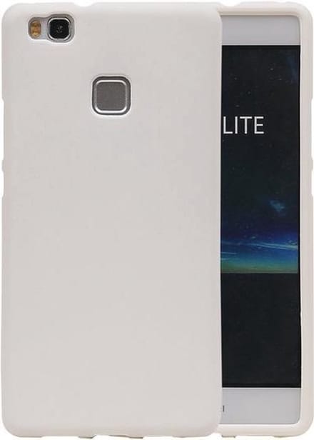 Wit Zand TPU back case cover hoesje voor Huawei P9 Lite