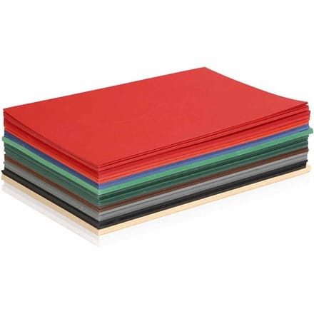 Kerst karton, A5 15x21 cm, kleuren assorti, 300 assorti vel
