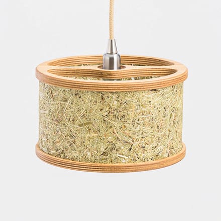 Almut von Wildheim ALMUT 2610 hanglamp Ø 25 cm, puur hooi
