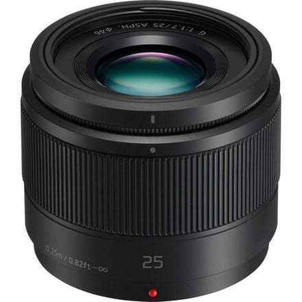 Panasonic Lumix G 25mm f1.7 - Zwart