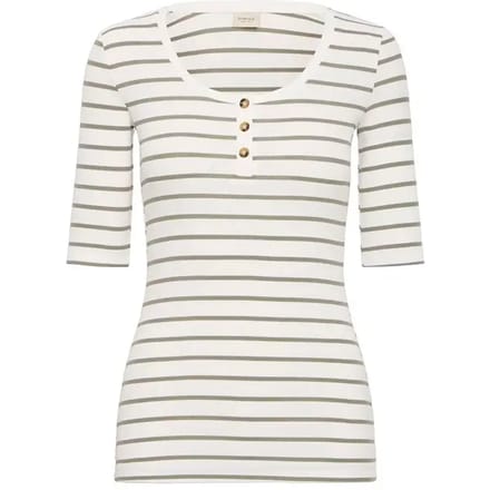 fransa - FRHIZAMOND STRIPE TEE 32 - Dames - T-shirts