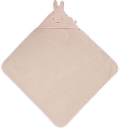 Jollein Kapuzenhandtuch Frottee 75x75cm Miffy - Silk Rose