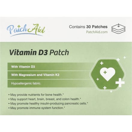 PatchAid, Vitamine D3 pleister, 30 stuks