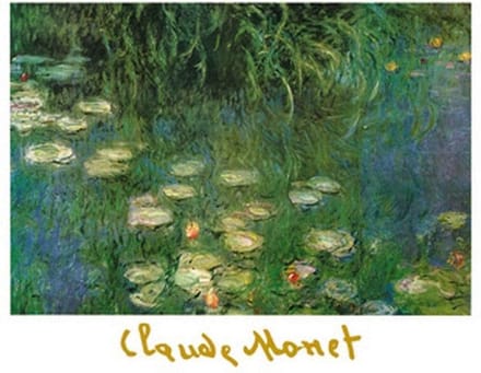 Kunstdruk Claude Monet - Ninfee dell'Orangerie 80x60cm