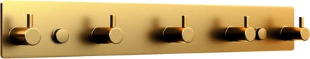 EAVY - Wandkapstok - Kapstok - 5 Haaks - 32 cm - RVS - Goud - Handdoekrek