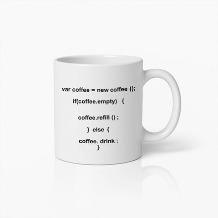 Programmeur Koffie Code Mok 330 ml – Grappig Cadeau voor Ontwikkelaars en Techliefhebbers