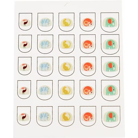 Nagelstickers Rex London Wild Wonders (x25)