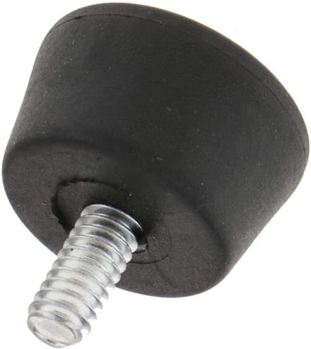 Rubber voetpad voor statief en monopod, 6.35mm spike-buffer, universele schroefaccessoires voor stabiliteit en grip