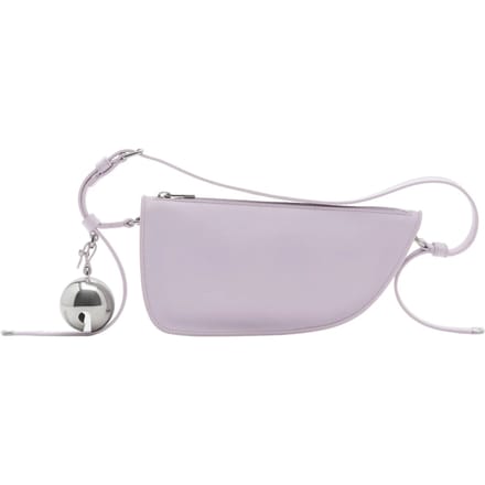Burberry Mini Shield Sling Bag Haze Purple
