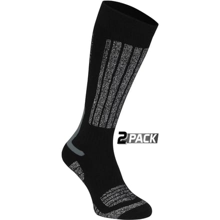Starling Skikousen - 2-Pack - Whistler - Zwart/Grijs - 31/34