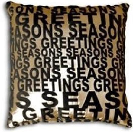 ESSENZA Sierkussen Seasons Greeting (Gold) 43x43