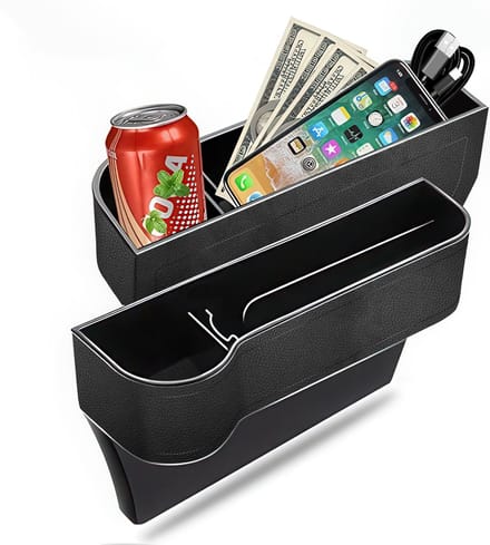 YONO Organizer met Bekerhouder Auto - Universele Autostoel Accessoires - Drankhouder - 2 stuks