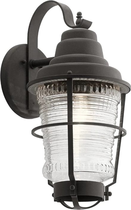 Kichler LED Wand Buitenlamp Chance Harbor | 1X E27 Max 60W | IP44 | Dimbaar | Weathered Zinc