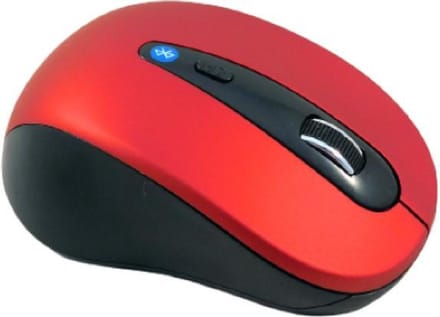 Draadloze muis met Bluetooth, compact, ergonomisch gebruiksvriendelijk voor Windows Mac OS rood