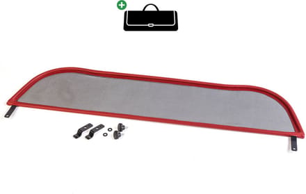 Windscherm Mercedes SLK R170 | 1996-2004 | incl. luxe opbergtas | Rood