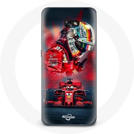 Case voor Samsung Galaxy A5 Formule 1 Sebastian Vettel F1 Driver Rood
