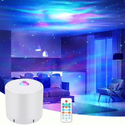 oCreon LED Ster Projector met Afstandsbediening - Galaxy & Aurora Lights - Nachtlampje