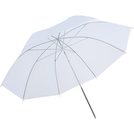 Parapluie souple blanc translucide de 33 pouces pour diffuseur de lumière flash de studio de photographie Softlight white
