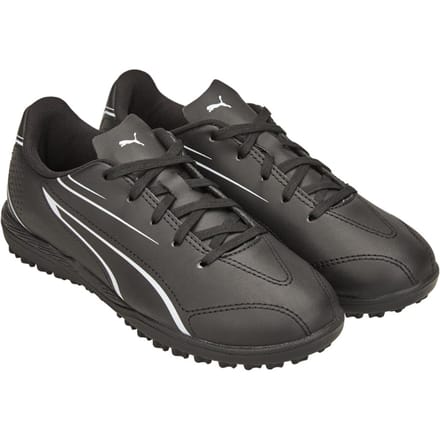 Puma Jongens Vitoria TT Voetbalschoenen (Zwart/Wit)