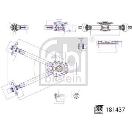 Draagarm, wielophanging FEBI BILSTEIN 181437