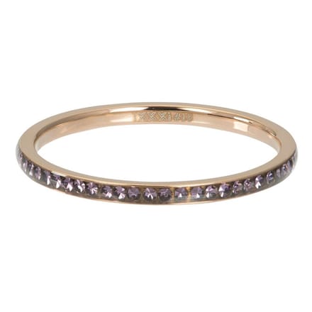 Zirconia Tanzanite - iXXXi - Vulring 2 mm - Roségoud