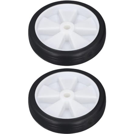 2 stuks Luchtcompressor Wielset 6in Kunststof Rubber Luchtcompressor Zwenkwiel voor Vervanging