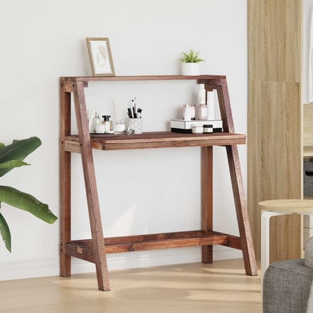 vidaXL - Bureau - Bruin - 90 - x - 50 - x - 103 - cm - Massief - Gerecycleerd - Hout