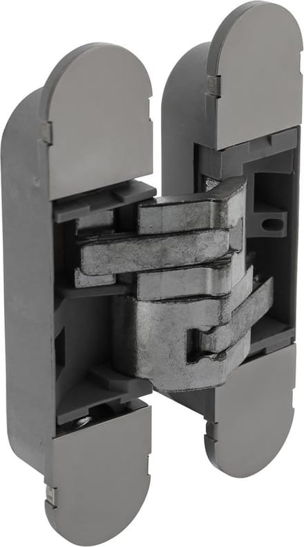 Intersteel Scharnier 130 x 30 mm fiberglas – nikkel 3D verstelbaar