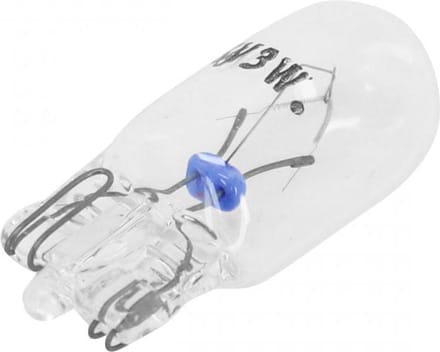 Flosser-lampje voor auto w2.1 x 9.5d / 6v 3w / per stuk nieuw