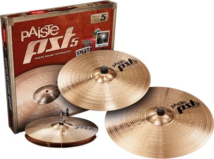 Paiste PST5 CymbalSet universeel, 14HH, 16C, 20R - Bekkenset