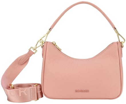 Bogner Leren Schoudertas Pontresina Lora Shoulderbag Rose Zalmroze