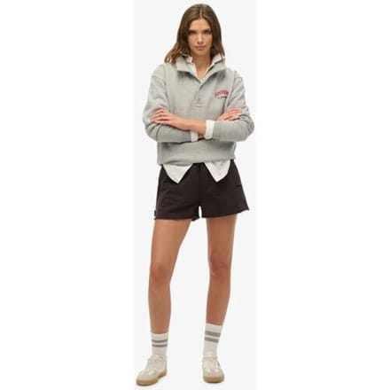 Essentiële dameslogo short in garment dye Superdry