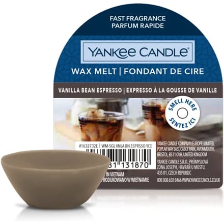 Yankee Candle Wax Melt Vanilla Bean Espresso 22 g