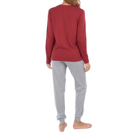 KLP1 dames winterpyjama met lange mouwen