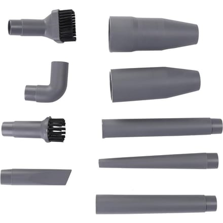 9PCS Accessoires Aspirateur Multifonctionnel Brosse d'Angle Set d'Embouts en Plastique 32/35mm gray
