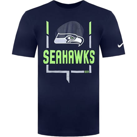 Nike NFL Seattle Seahawks Legend Goal Post Heren Navy T-Shirt