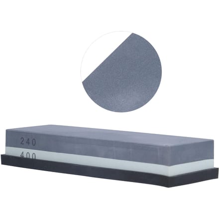 Slijpsteen Witte Korund Dubbelzijdig 240400 Korrel Dik Dun Keukengereedschap gray