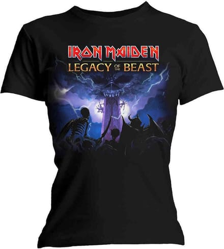Iron Maiden - Legacy Army Dames T-shirt - M - Zwart