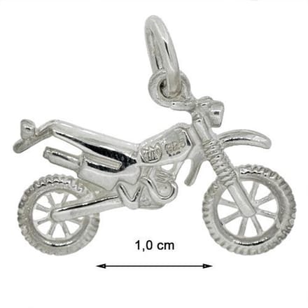 Blinx Jewels Zilveren Hanger Motorfiets