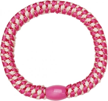 Hidzo Haarelastiekje - Elastiek & Armband - Roze/ Beige