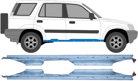 Volledige dorpel voor Honda CR-V 1995-2001 / Links + Rechts / Set