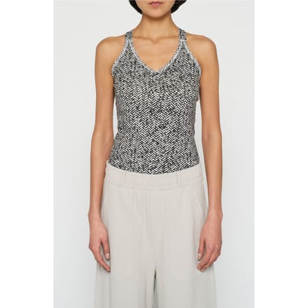 10DAYS Wrapper Herringbone Black Größe: XXS | Tanktops Outlet | Damen | Schwarz