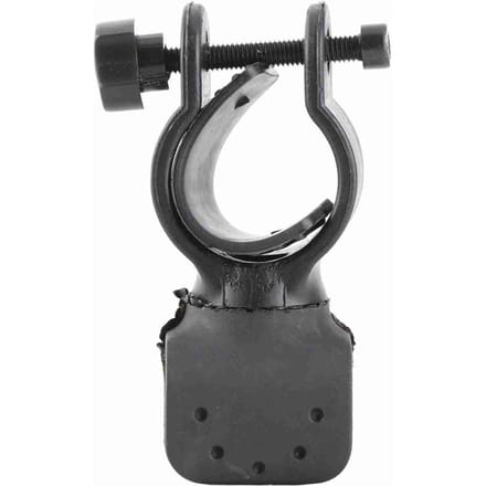 Support de Montage de Lampe de Poche Réglable Support de Lumière de Guidon Avant Multifonctionnel Pince de Lampe de Poche black