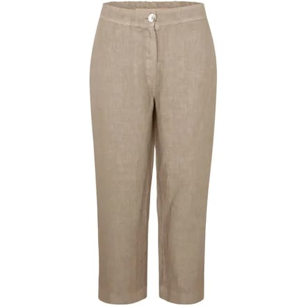 Linnen curve broek voor vrouw Haris Cotton